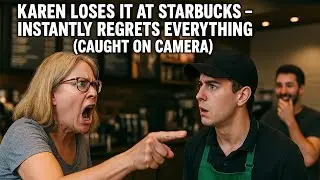 Karen Loses It at Starbucks &ndash; Instantly Regrets Everything (Caught on Camera)