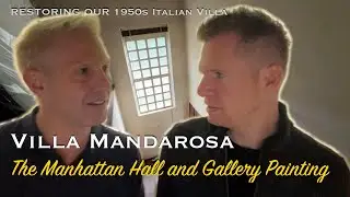 Manhattan Hall and Gallery Painting at THE VILLA Lake Como