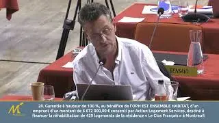 R&eacute;novation de 429 logements de la r&eacute;sidence Le Clos Fran&ccedil;ais (CM de Montreuil du 24/09/2025)