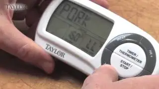 Taylor 1479 Programmable Food Thermometer with Wireless Remote Kitchen & Dining