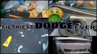 DISASTER DETAIL | DEEP CLEANING THE FILTHIEST 2020 CHALLENGER Interior & Exterior!! | SATISFYING