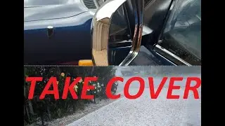 HOW TO REPLACE A CAR' MIRROR 100 Series Landcruiser HAIL DAMAGE WHILE DRIVING