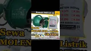 SEMAKIN CEPAT Pakai MOLEN COR BETON dari #RumahINSTAN #RISHA #rumahminimalis #rumahminimalis2lantai