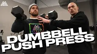Make your heavy dumbbell push press easier!