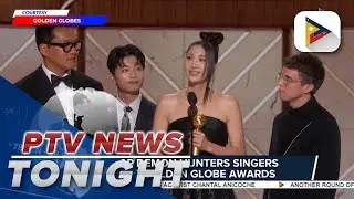 K-pop Demon Hunters singers grace Golden Globe Awards