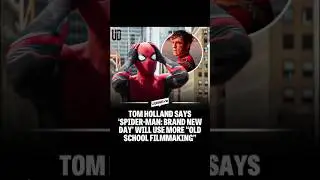 Tom Holland Teases &ldquo;Old School&rdquo; Style in Spider-Man: Brand New Day 🎬🕷️ #spiderman #tomholland #mcu