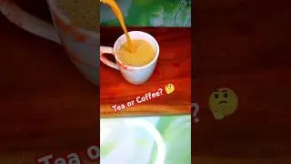 Are you a tea person or a coffee person? #tea #coffee #shorts