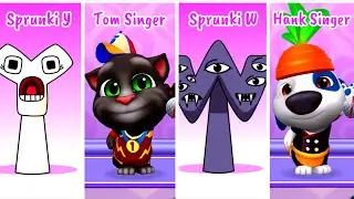 Who Will Prevail: Sprunki Y Sprunki W Vs Tom Hank Singer ? 🧐 | 😮&zwj;💨 Mega Battle #470
