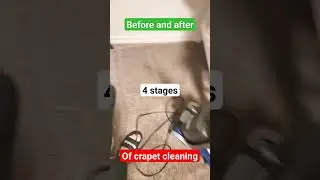 four stage carpet shampoo #diy #thedailydiyguy #carpetcleaning #carpetshampoo #beforeandafter
