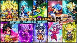 DRAGON BALL FIGHTER Z Pixel Mobile Android Offline - (Z LEGENDS 3) TUTORIAL DRAMATIC FINISH🔥💯