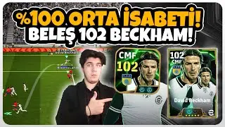 BELEŞ EPİK 102 BECKHAM!🔥 %100 ORTA İSABETİ! NASIL 102 YAPILIR? eFootball Mobile 25