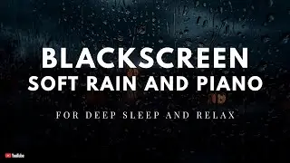Slow Piano Music Black Screen for Deep Sleep, Stress Relief & Peaceful Mind