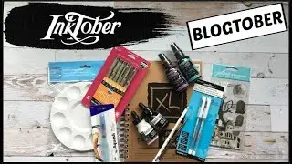INKTOBER | BLOGTOBER | #INKTOBER | INKTOBER SUPPLIES | ART SUPPLIES HAUL | HAUL