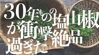 塩実山椒は塩をたっぷりです！