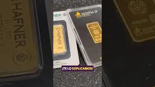 🤔 &iquest;Por qu&eacute; hay diferencia de precio entre lingotes de oro con el mismo peso? #oro #orofisico #oro24k