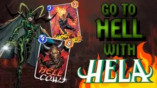 Go to HELL with HELA! Discarding deck with HELA, GHOST RIDER and HELLCOW!