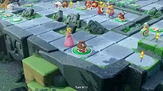 Super Mario Party Partner Party #821 Domino Ruins Treasure Hunt Boo & Goomba vs Mario & Diddy Kong