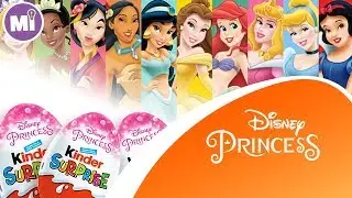 Opening Disney PPRINCESS Kinder Surprise Eggs  ✿ Сюрпризы с ПРИНЦЕССАМИ Диснея