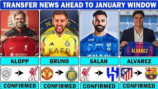 🟥LATEST CONFIRMED TRANSFER NEWS AND RUMOURS TRANSFER NEWS 2025|Bruno to alnassr✔️Klopp back😱 Alvarez