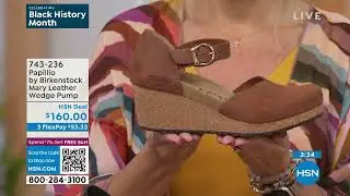 Papillio by Birkenstock Mary Leather Wedge Pump