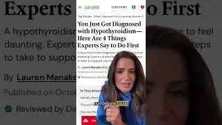 You just got diagnosed with hypothyroidism&mdash;here&rsquo;s what to do next