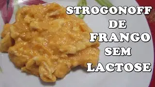 STROGONOFF DE FRANGO SEM LACTOSE - Rosy Ferrari
