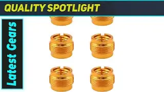 Essential Gold Mic Stand Adapters 5/8 to 3/8 6 Pack