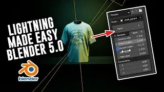 Осветите свою модель одним щелчком! Обучающее руководство по Blender 5.0 (для начинающих)