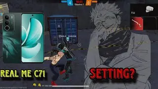 Best Settings 🔥 Realme C71 Free Fire Sensitivity | Realme C71 Free Fire Headshot Setting 