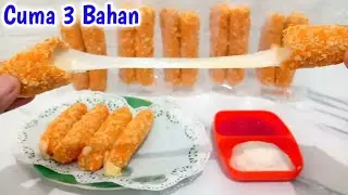Mozarella Stick, Cuma 3 Bahan