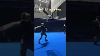 Twist lift on the floor/ preparing for the practice on the ice 🥑/ #figureskating #twistlift