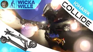 IOHAWK COLLIDE, Blinker & Federung, e-Scooter mit Strassenzulassung ABE 2022, 15AH, 48V, 500W.