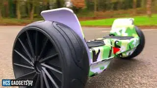 360 VIDEO - Off road all terrain water resistant HCS Hoverboard Swegway
