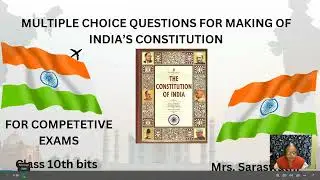 Framing  Indian constitution mcq's