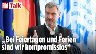 Söder beharrt im Ferien-Streit auf Sonderregel für den Süden | BILD Talk