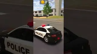 police Car driving simulator #shorts#policecargame#viral #gaming
