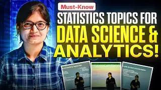 Must-Know Statistics Topics for Data Science & Analytics!