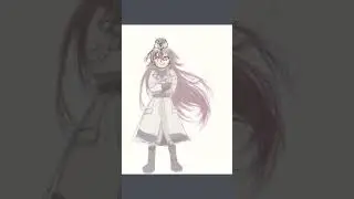 【リク募】アニメ『86』フレデリカ🎨アイビスペイント📱スマホ指描き☝