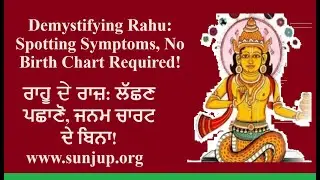 Understanding and Addressing Rahu Symptoms: Beyond Birth Charts || Sunjup AstrroScience | Video 2023