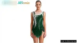 Womens Adult Rhythmic Gymnastics Artistic Figure Skating Leotard Costume Ballet Jersey Lyrical Jazz