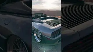 1994 Bagged Ferrari 348 spider on Airlift 3P.  #Thtstz #baggedferrari #Colorado #bagriders