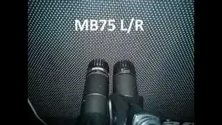 Shure SM57 vs (copy/licence) T.Bone MB75  (NO EQ) (Demo)