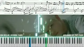 Kim Woojin (김우진) Growing Pains PIANO TUTORIAL (피아노 튜토리얼)