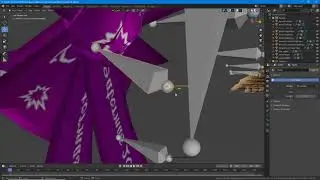 Make a Two-Sided Rosette accessory for IMVU in Blender