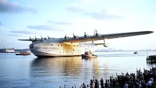 Hughes H-4 Hercules WW2: Гигантская летающая лодка, созданная для войны, которой не было.