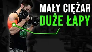 Duże Bicki z Lekkimi Hantlami! | Zbuduj Ramiona z Małym Ciężarem