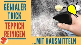 Genialer Trick: Teppich reinigen mit Hausmitteln - Flecken und Geruch im Teppich? - das hilft