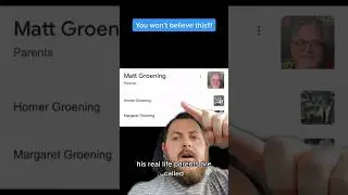 Matt Groening&rsquo;s parents are called&hellip;