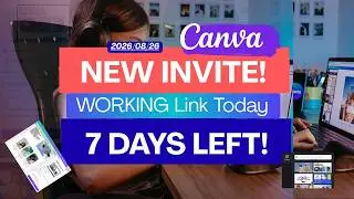 Canva Pro Team Invite Link 2026 🚨 (NEW METHOD) Only 7 Days Left! ⏳