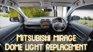 Замена плафона освещения Mitsubishi Mirage